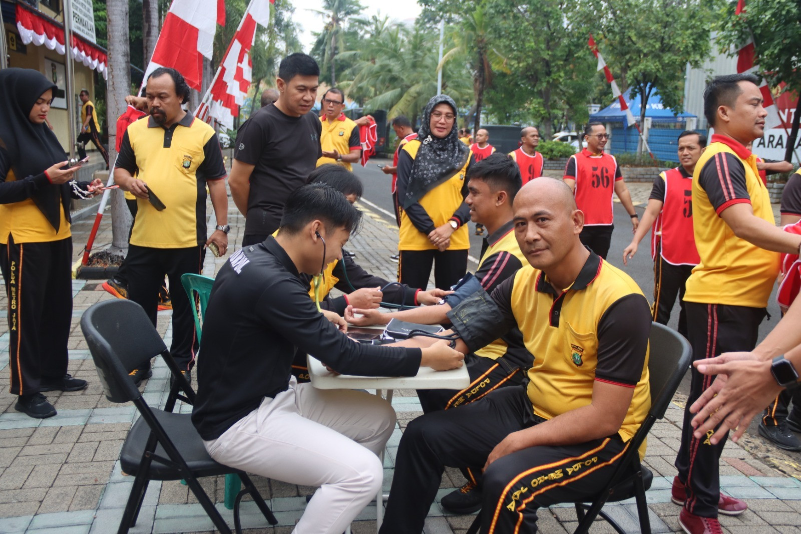 Polres Kepulauan Seribu Gelar Tes Kesamaptaan Jasmani Periode Ke-2, Kapolres Ingatkan Pentingnya Kesehatan dan Totalitas