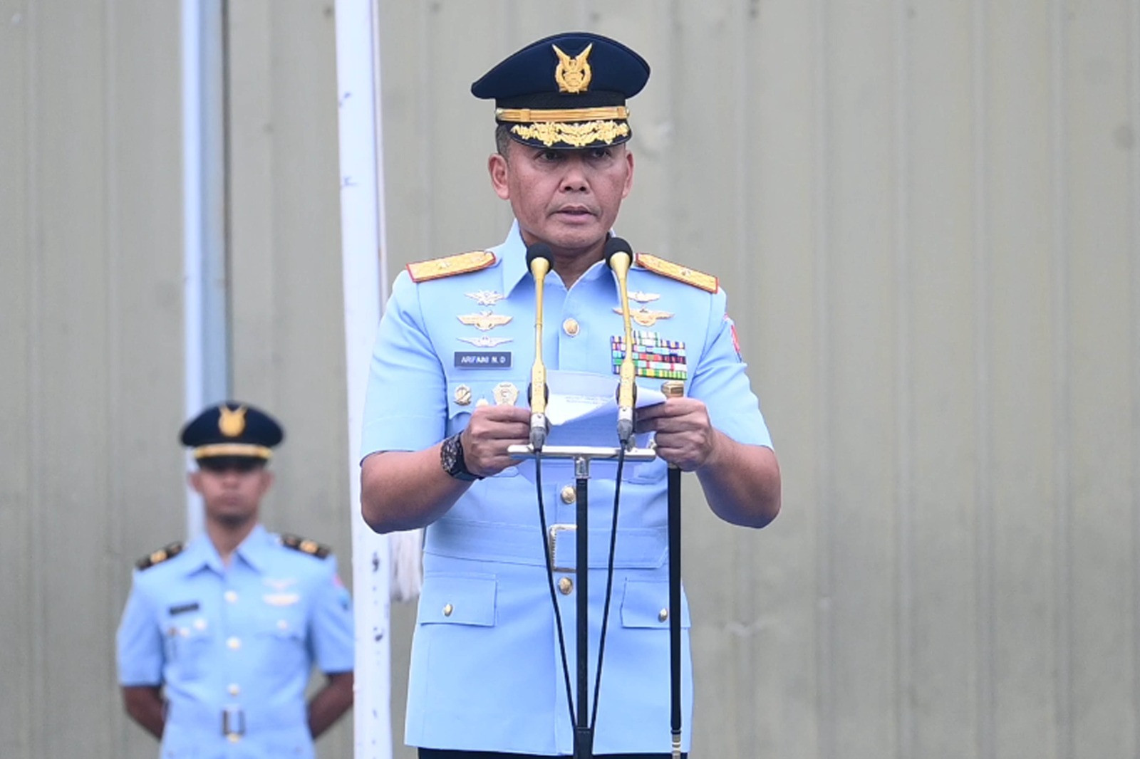 Danlanud Sultan Hasanuddin Pimpin Serah Terima Jabatan Danskadron Udara 5