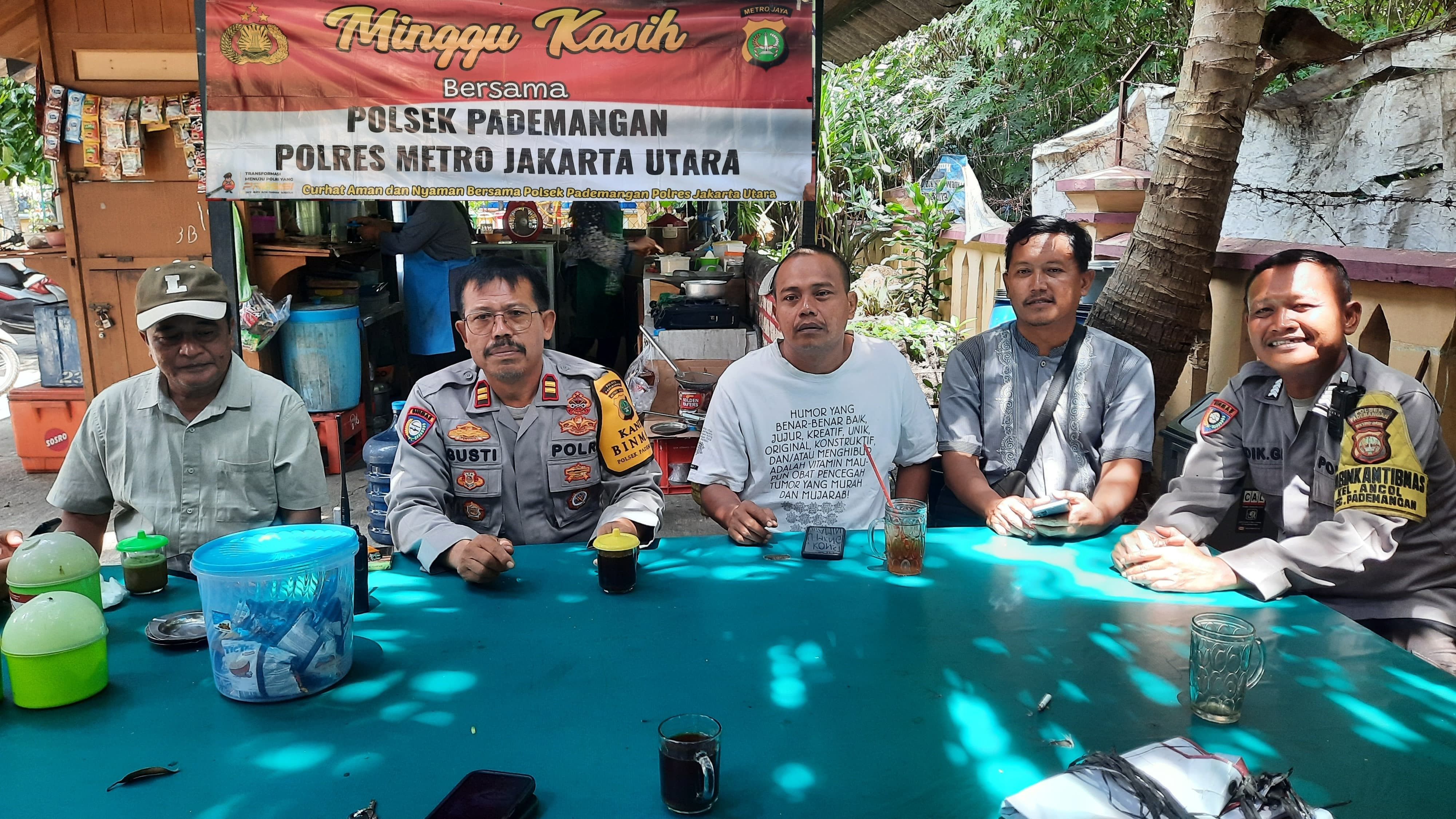 "Minggu Kasih" Polsek Pademangan:Jembatan Aspirasi Warga dan Kepolisian