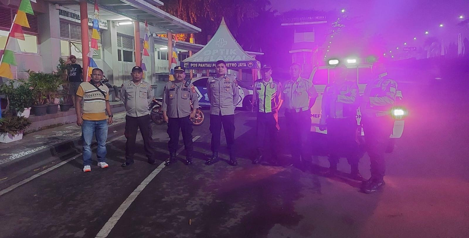 Polsek Medansatria Gelar Patoli Skala Sedang Antisipasi Ganguan Kamtibmas