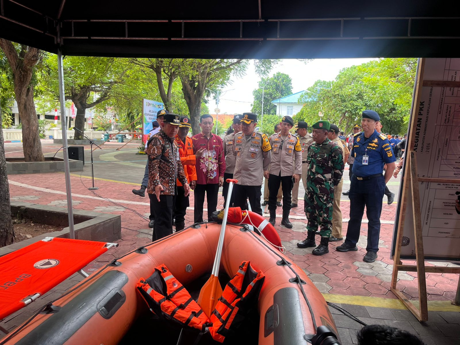 Kapolres Kepulauan Seribu Hadiri Apel Kesiapsiagaan Musim Penghujan, Tegaskan Komitmen “Jaga Jakarta”