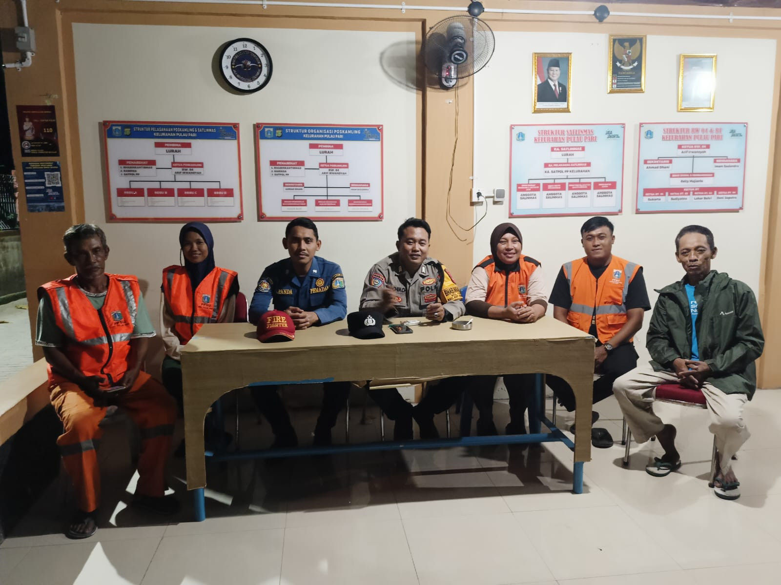 Patroli Malam Gabungan, Polsek Kepulauan Seribu Selatan Bersama TNI dan Satpol PP Perkuat Siskamling Cegah Guantibmas