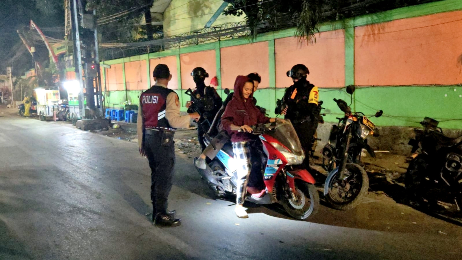 Patroli KRYD Polsek Cilincing Sasar Titik Rawan Tawuran, Wilayah Tetap Aman dan Kondusif