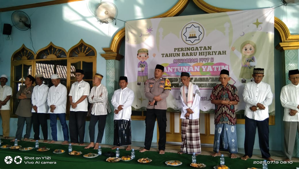 Brigadir Tulus Nugroho Hadiri Peringatan 1 Muharam dan Santunan Yatim Piatu di Pulau Lancang