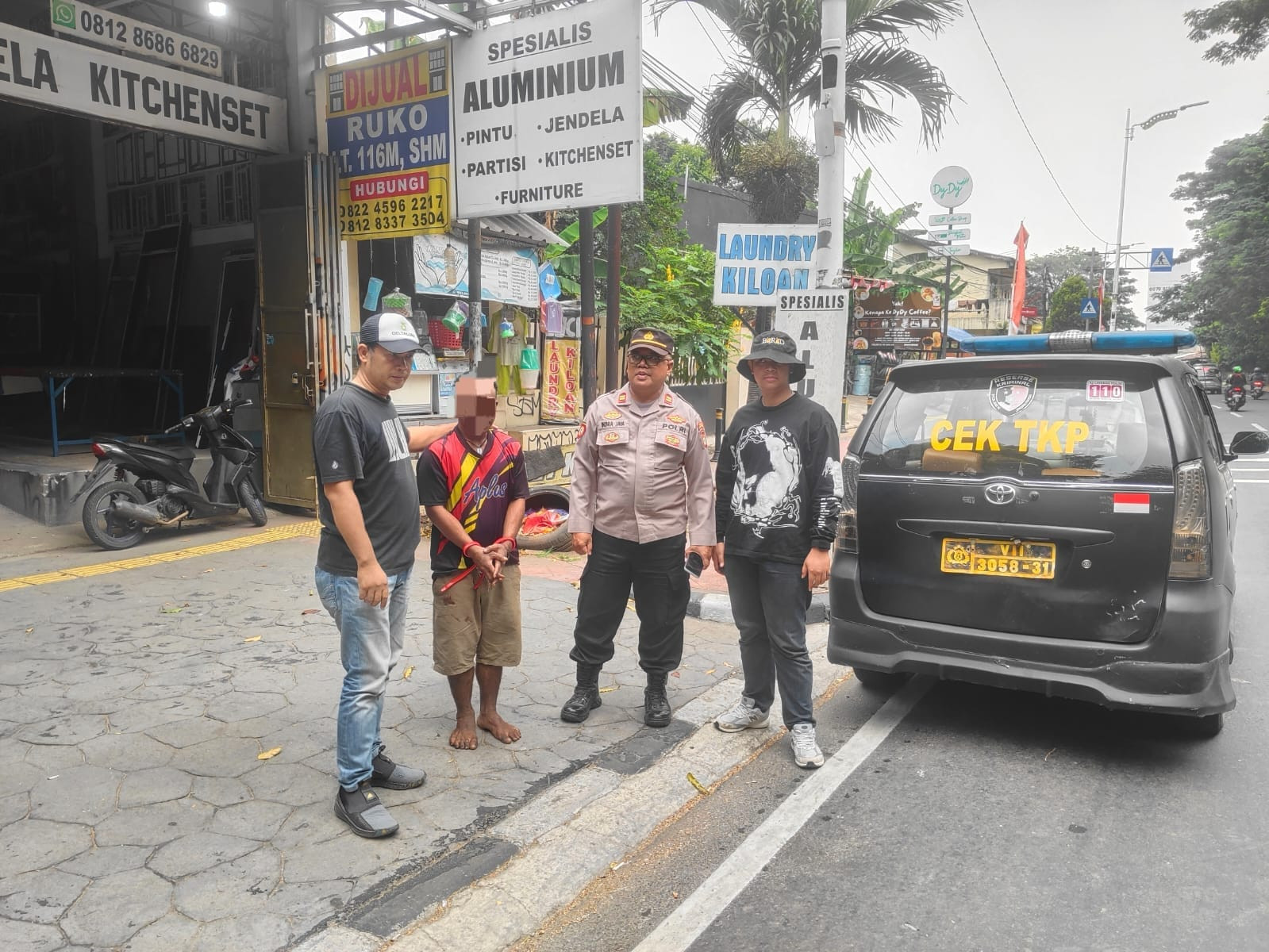 Polisi Amankan Pria dalam Video Viral Dugaan Penganiayaan di Lenteng Agung