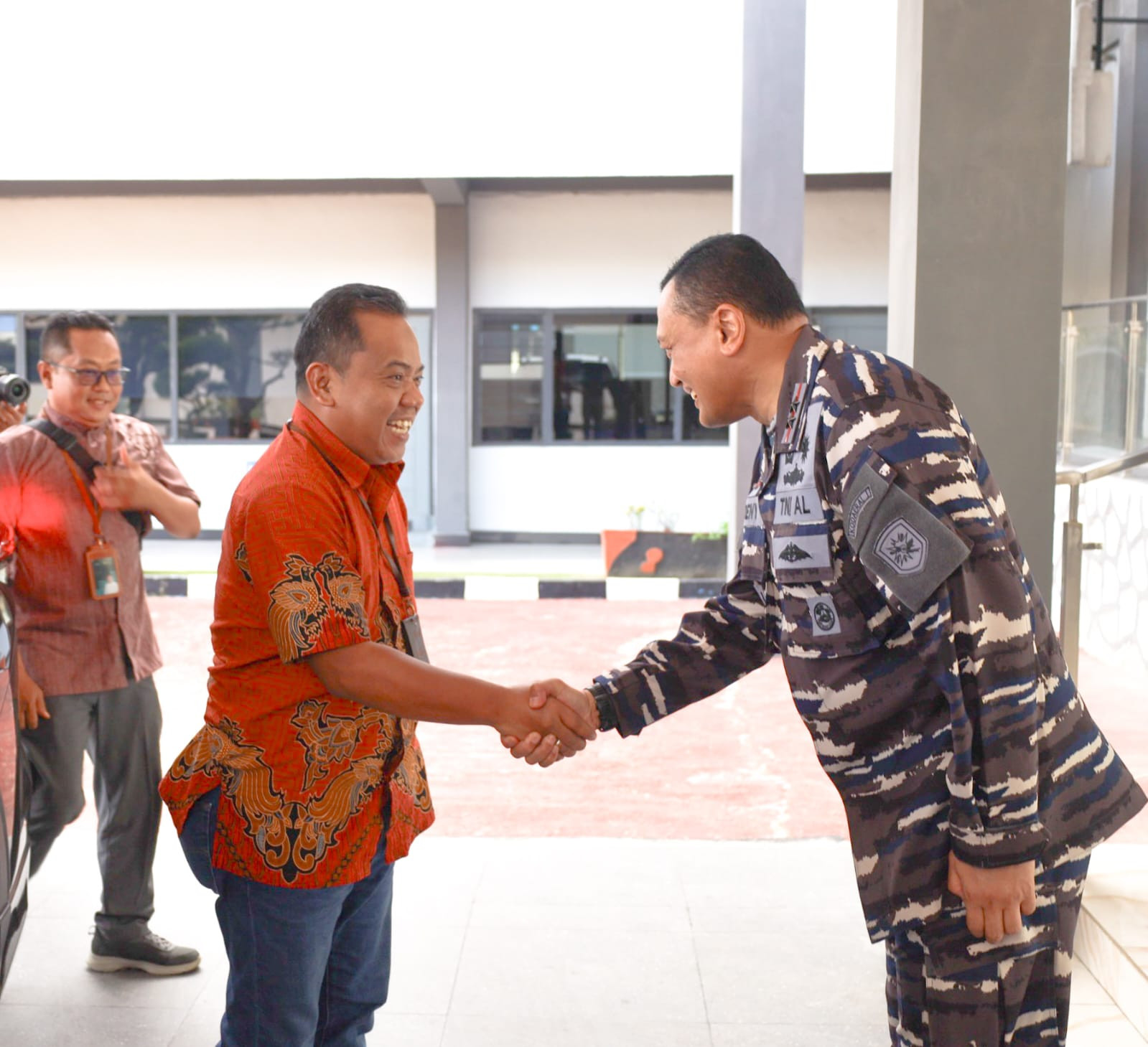 Komandan Kodaeral I Terima Audiensi Senior Manager PT. PLN Nusantara Power UP. Belawan