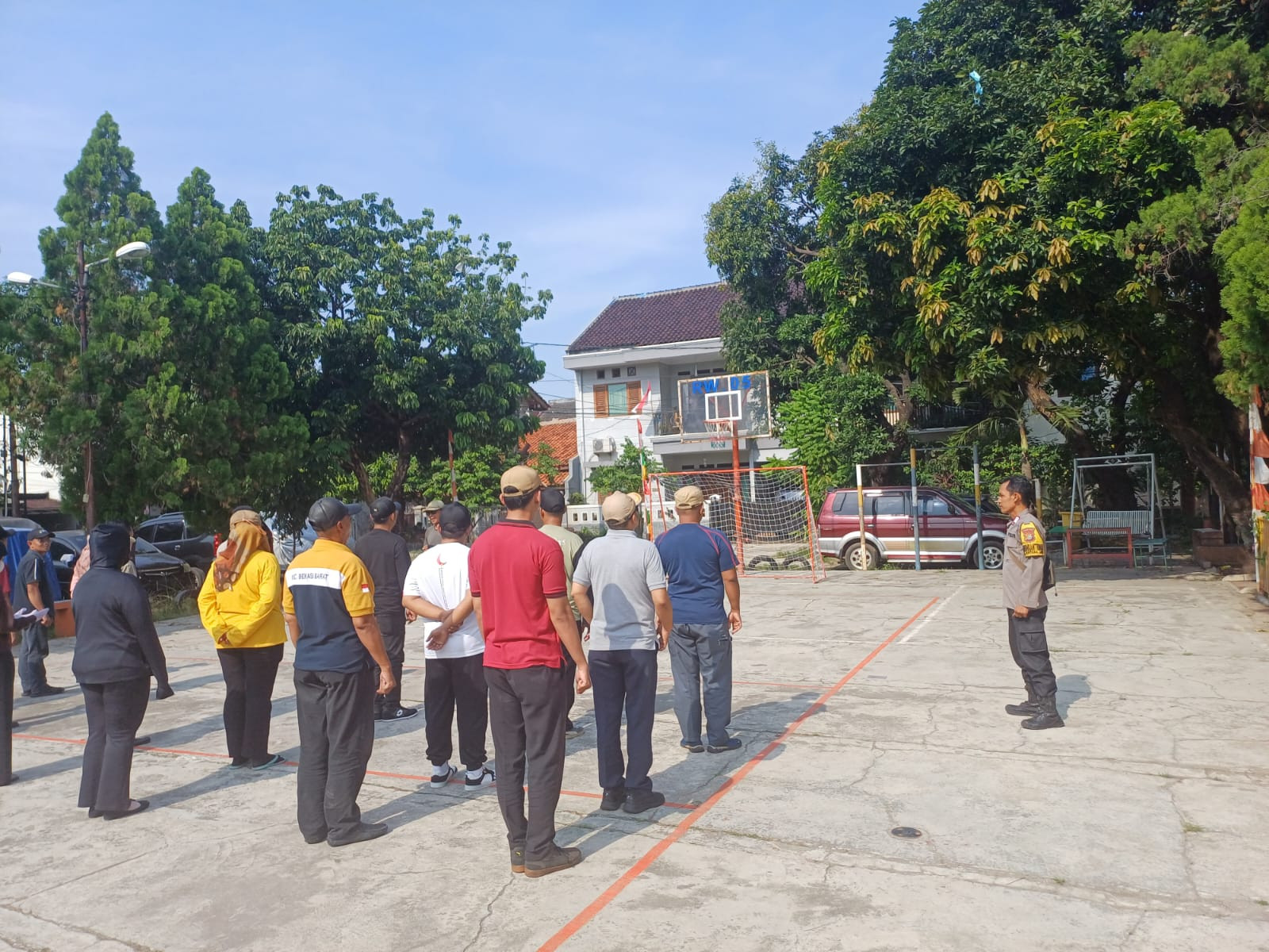 ASN Bintara Jaya Dilatih PBB oleh Polisi dan TNI, Jelang Lomba Tingkat Kota Bekasi
