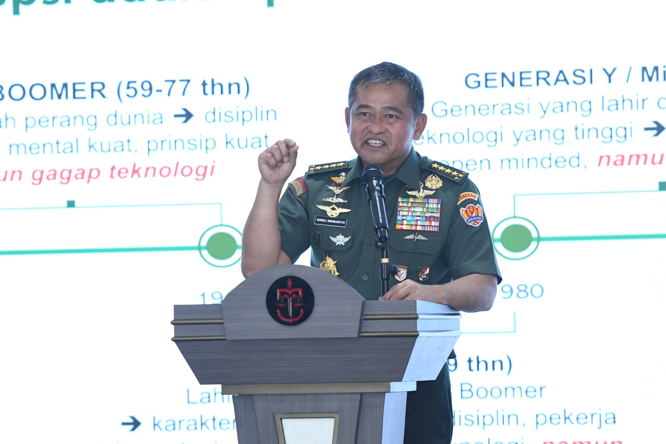 Kasad: Mahasiswa Punya Peran Besar Dalam Memperkuat Karakter Bangsa