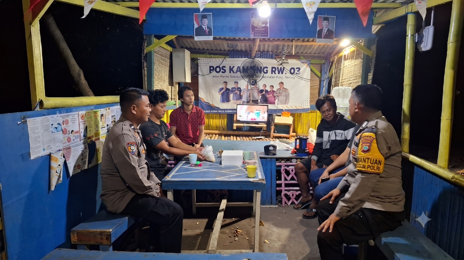 Patroli Malam Jakarta On The Spot, Polsek Kepulauan Seribu Selatan Pererat Kemitraan dengan Warga Lewat Layanan Polisi 110
