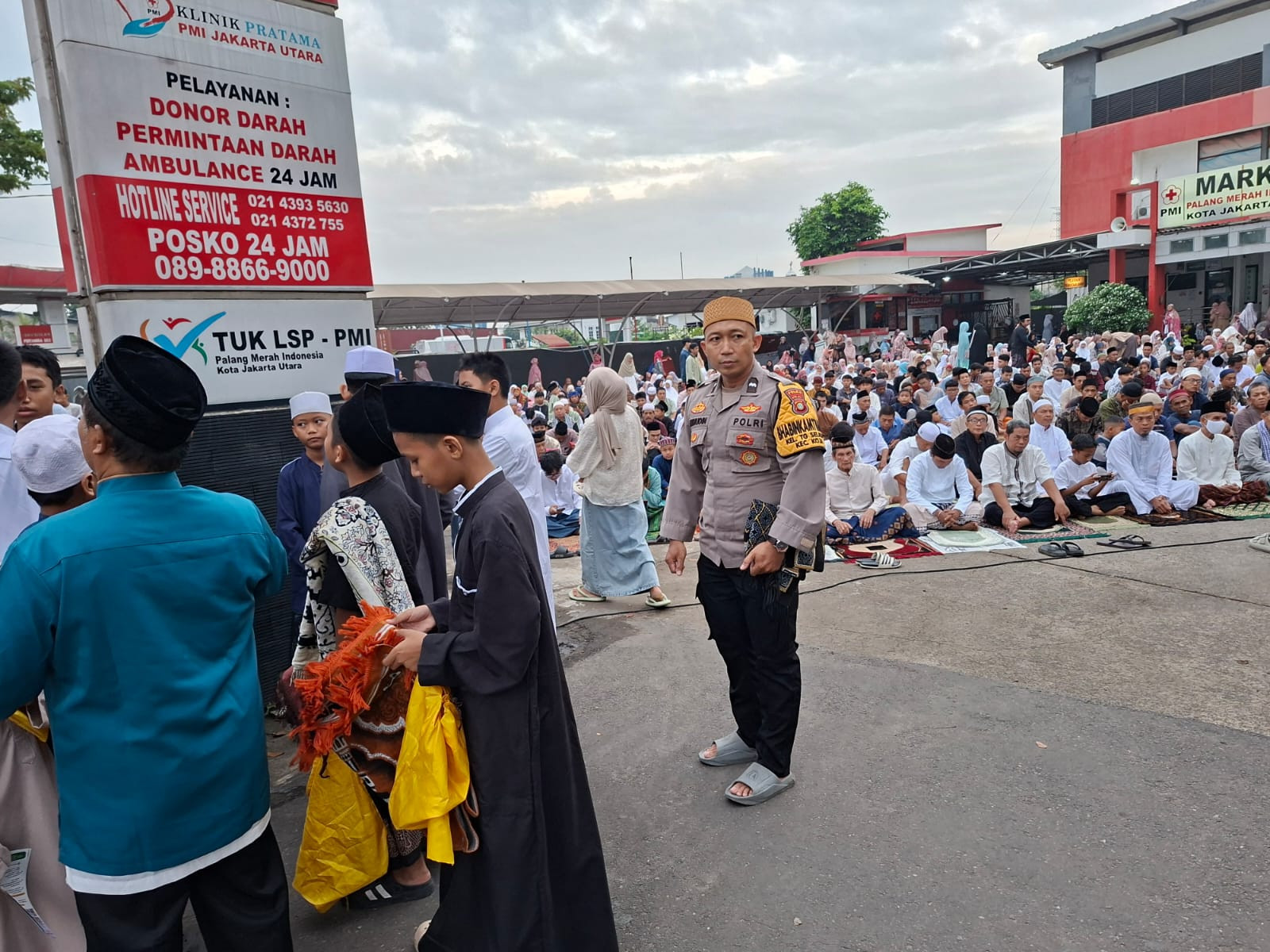 Polisi Gelar Pengamanan Sholat Idul Fitri 1447 H di Koja