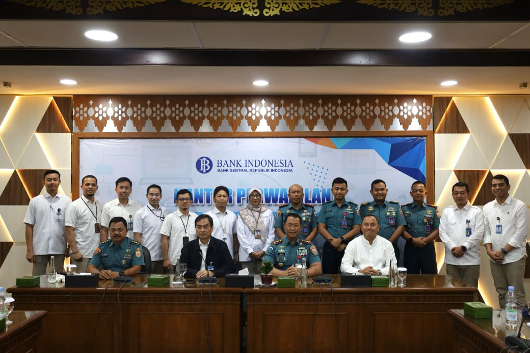 Sinergi Jaga Stabilitas Perekonomian dan Penyebaran Rupiah di Daerah Terpencil dan Pulau Terluar, Danlanal Dumai Laksanakan Kunjungan ke Kantor Bank Indonesia Riau
