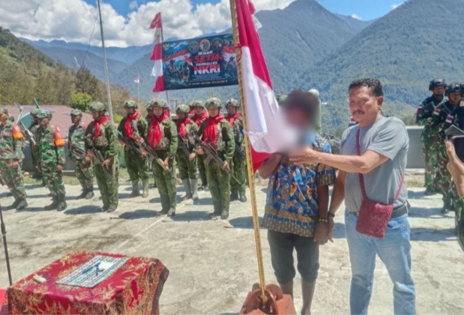 Enam Anggota dan Simpatisan OPM Ikrar Setia NKRI