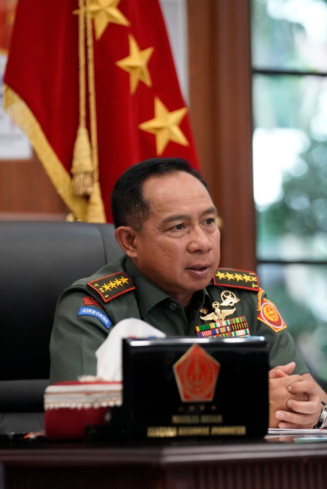 Panglima TNI Ikuti Pertemuan CHODs Secara Virtual