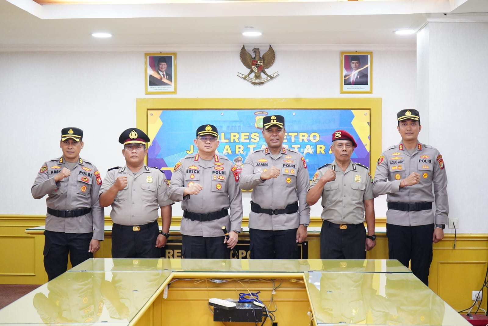 Upacara Kenaikan Pangkat Pengabdian di Polres Metro Jakarta Utara, Dua Personel Terima Amanah Baru