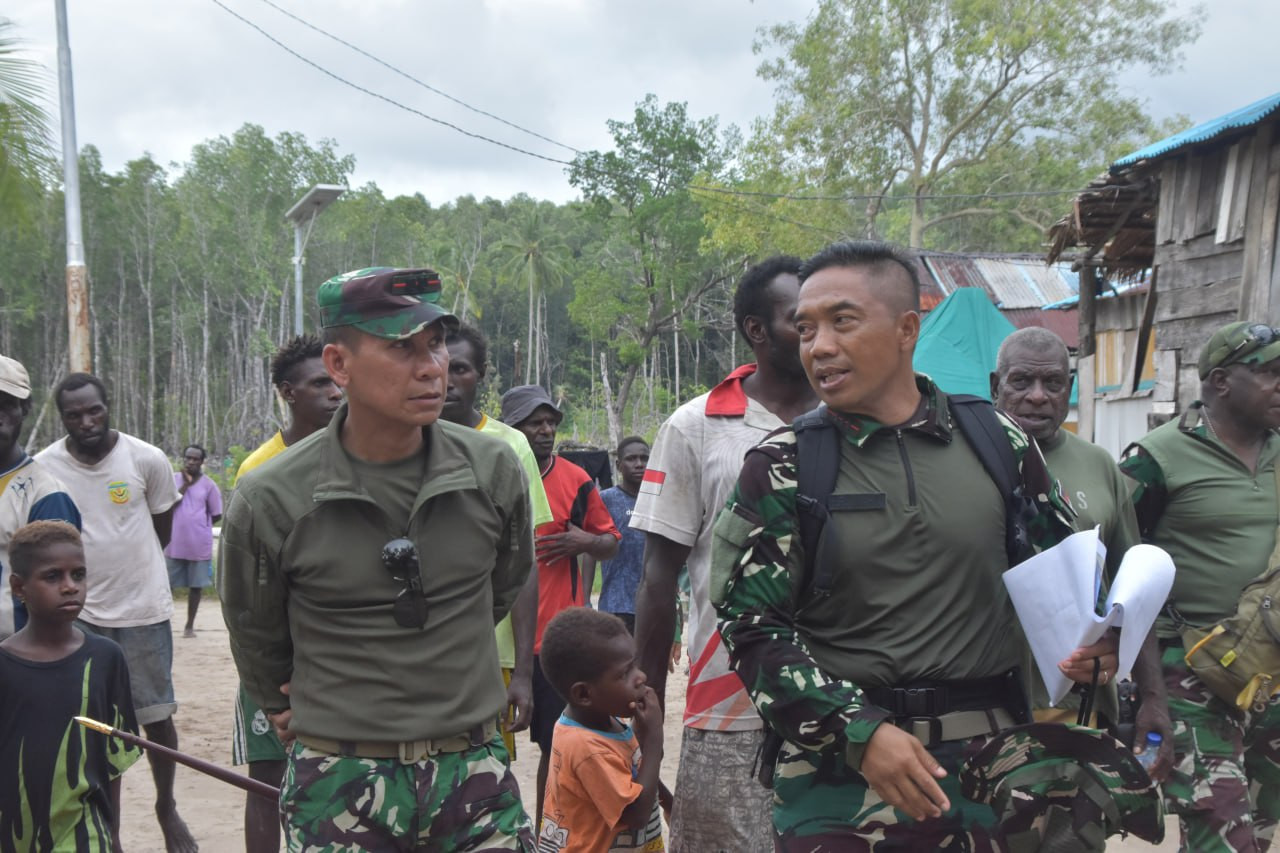 Dandim 1710/Mimika Tinjau Rencana Lokasi Sasaran TMMD Ke-128 TA 2026 di Distrik Mimika Tengah