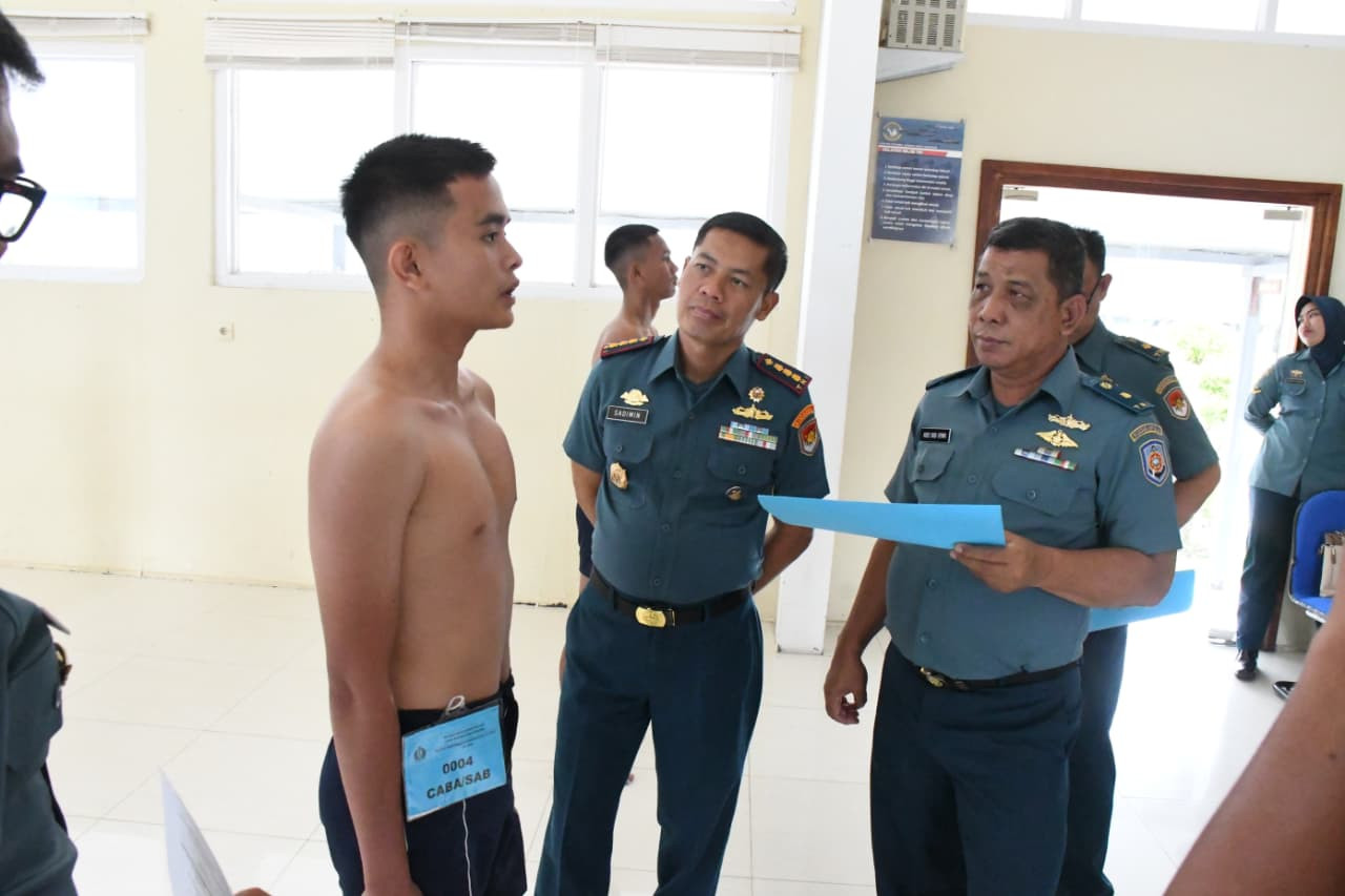 Danlanal Sabang Pimpin Sidang Pantukhir Daerah Caba PK TNI AL Gelombang II dan Cata PK TNI AL Gelombang III TA. 2025
