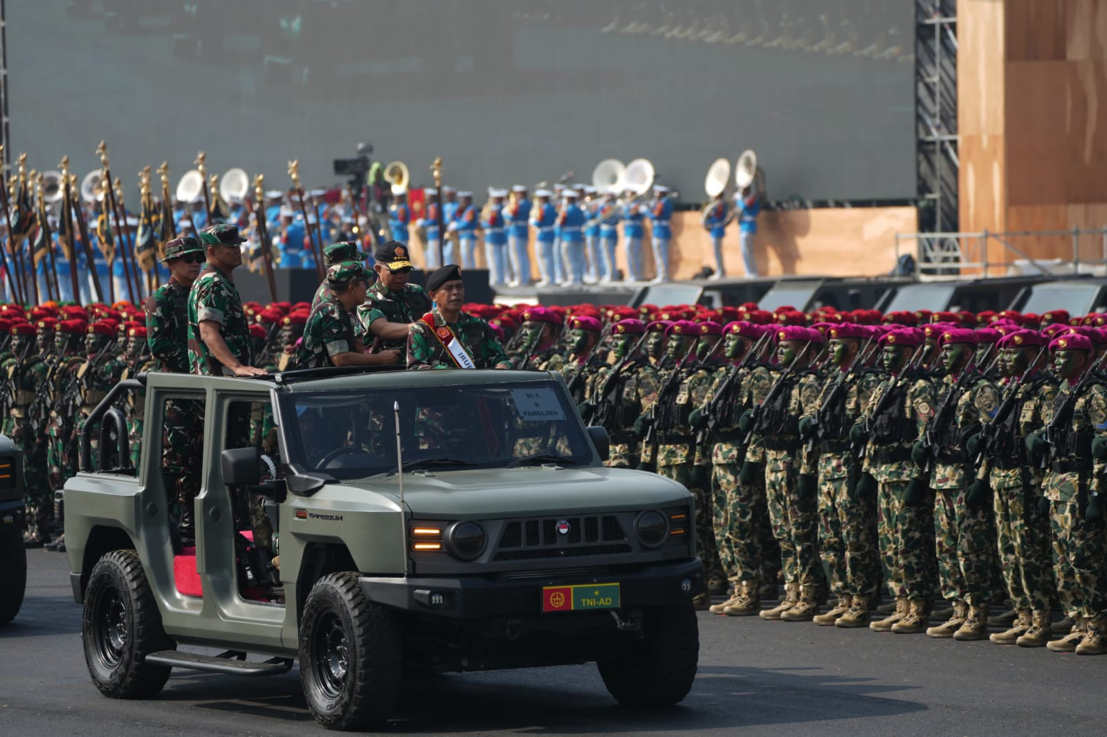 Panglima TNI Tinjau Kesiapan Upacara Gelar Pasukan Operasional dan Kehormatan Militer di Batujajar