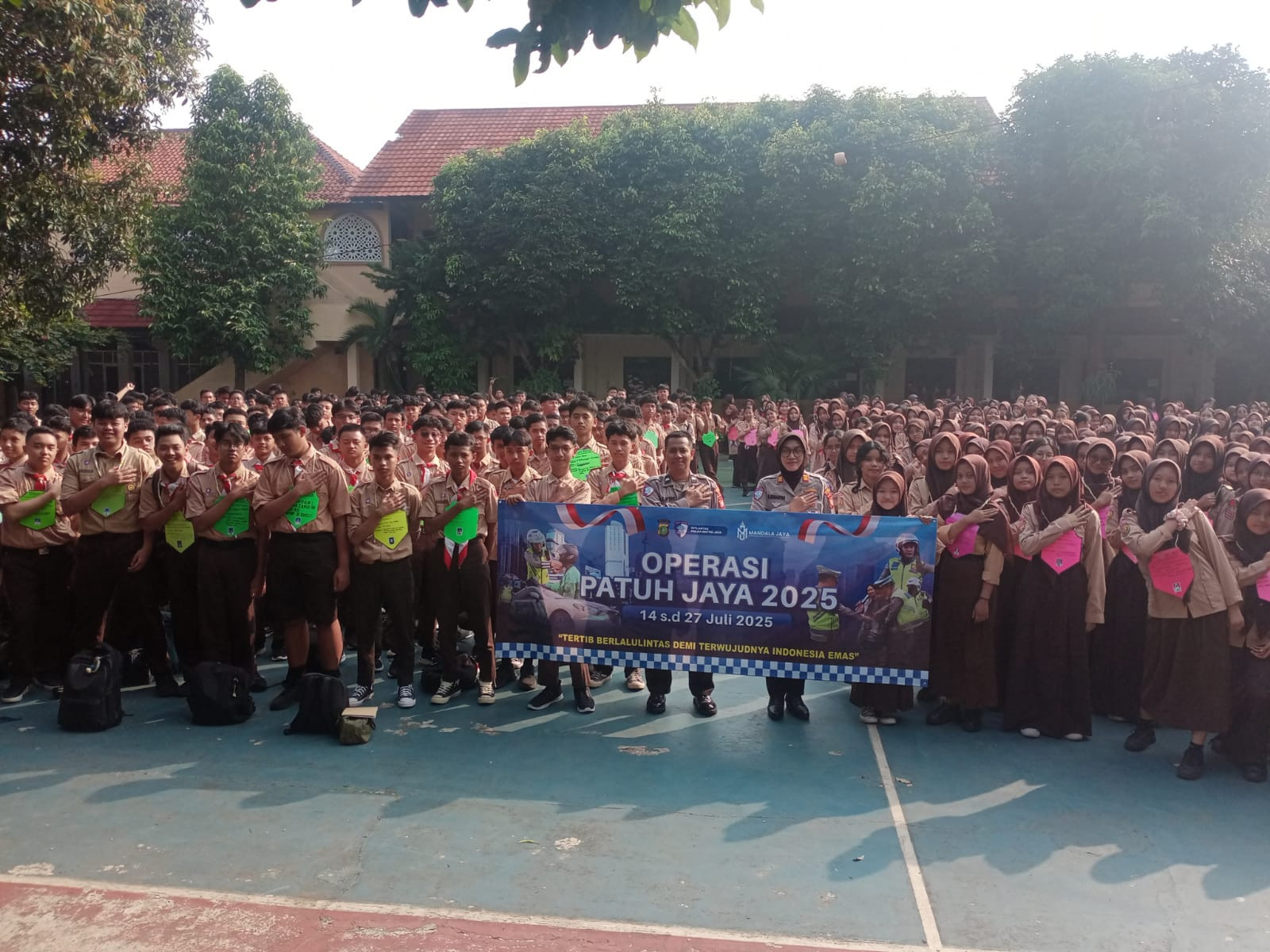 Keselamatan Berlalu Lintas "Ops Patuh 2025" & MPLS SMA Negeri 09 Kota Bekasi