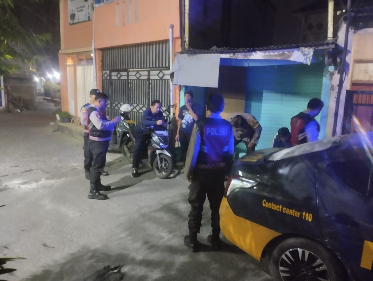 Polsek Koja Gelar Patroli Malam, Amankan Juru Parkir Liar di Perempatan Lagoa