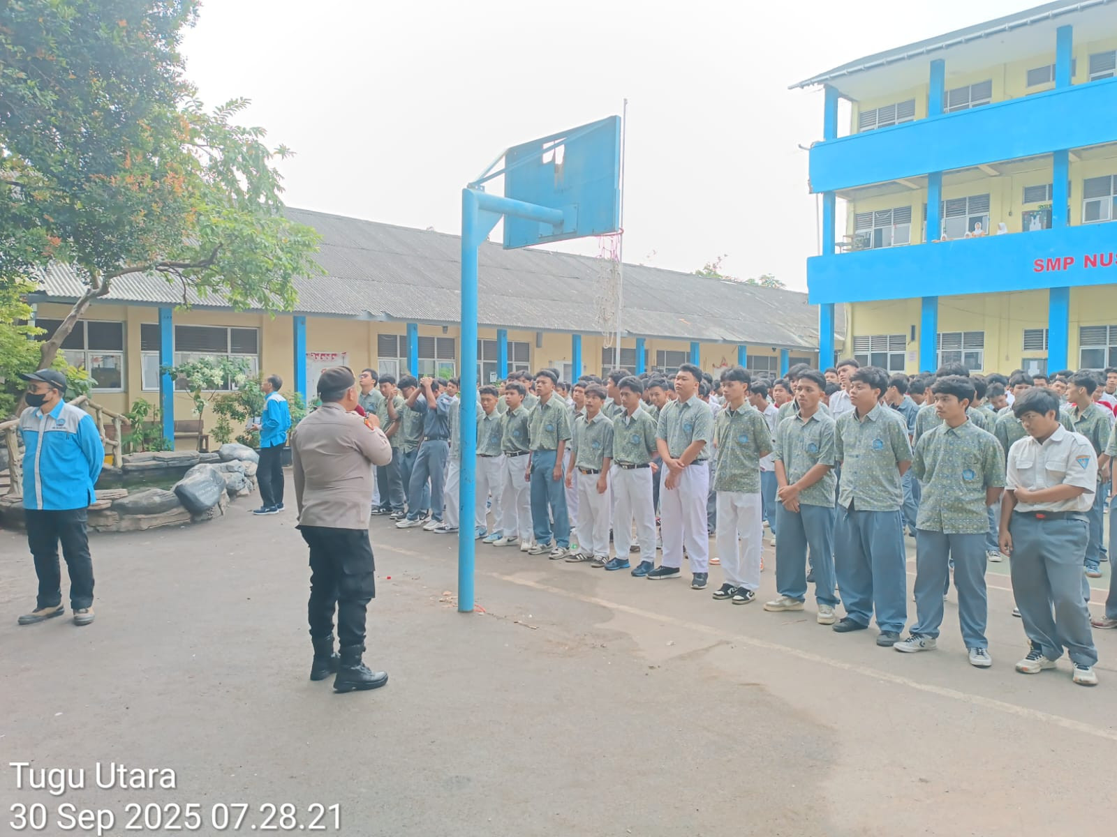 Police Go To School, Polsek Koja Beri Penyuluhan Anti Tawuran dan Bullying di SMK Nusantara 2