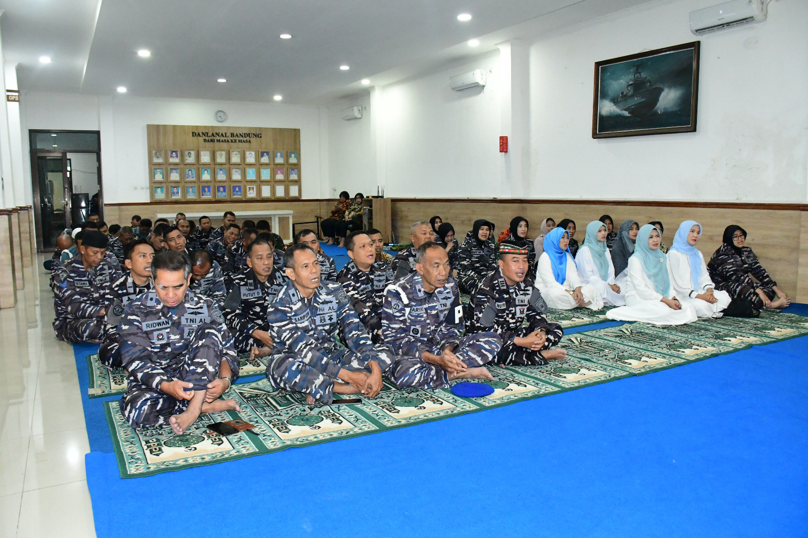 Pangkalan TNI AL Bandung Gelar Peringatan Isra Mi’raj Nabi Muhammad SAW 1447 H