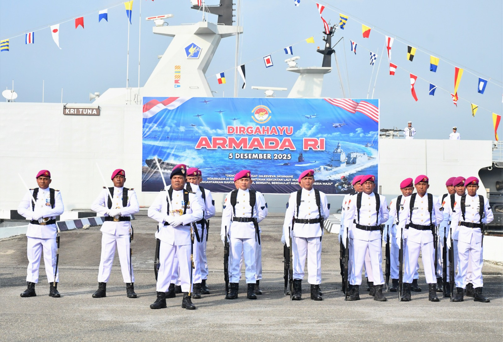 Kodaeral I Laksanakan Upacara Peringatan Hari Armada RI Tahun 2025