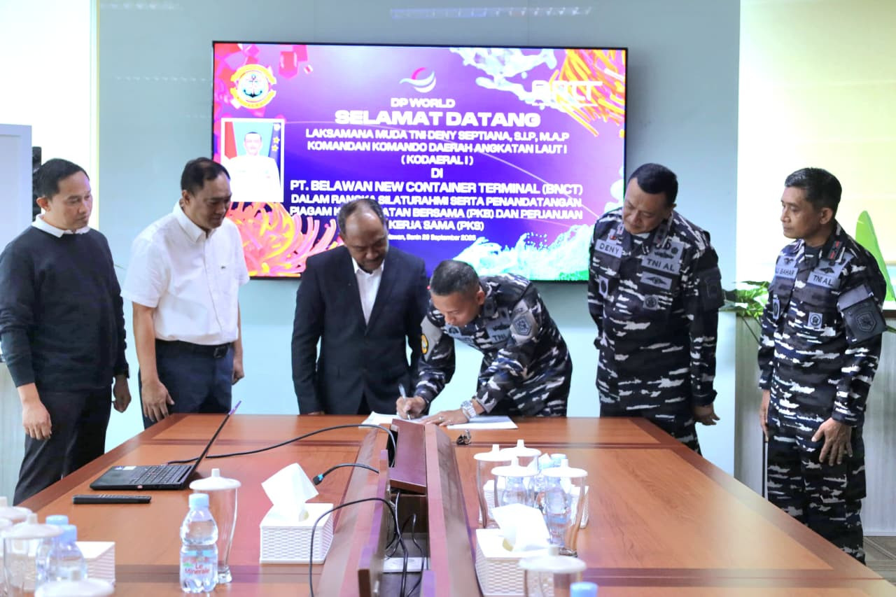 Kodaeral I Tingkatkan Kerjasama Sinergitas Dengan PT. Belawan New Container Terminal (BNCT)