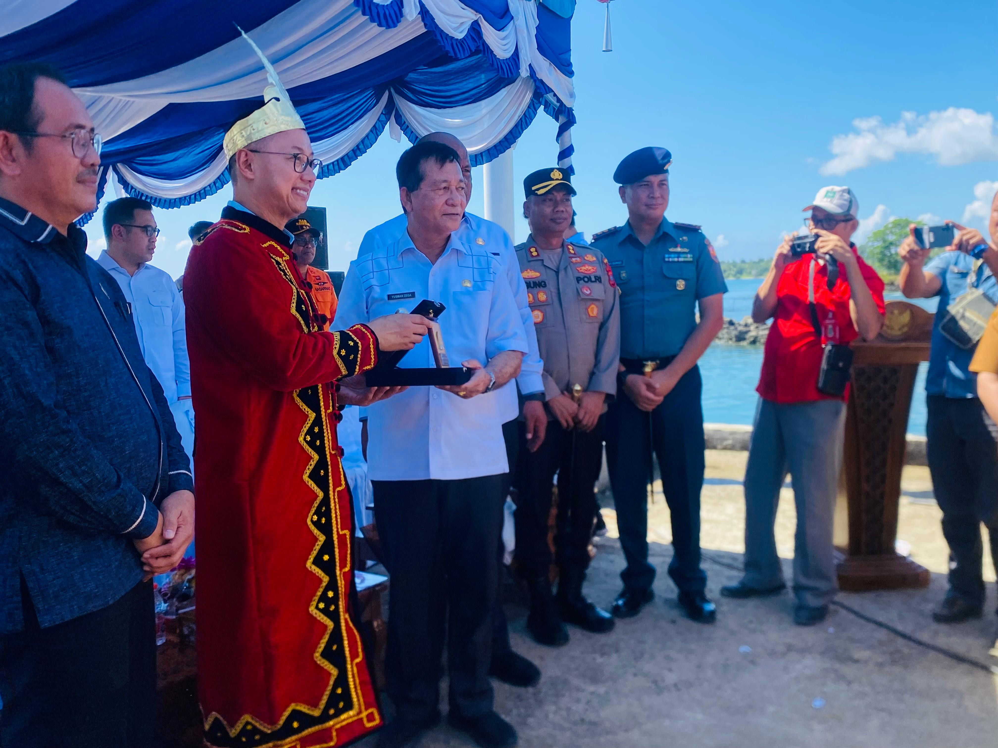 Danlanal Nias Ikut Serta Sambut Kunjungan Kerja Wakil Ketua MPR RI