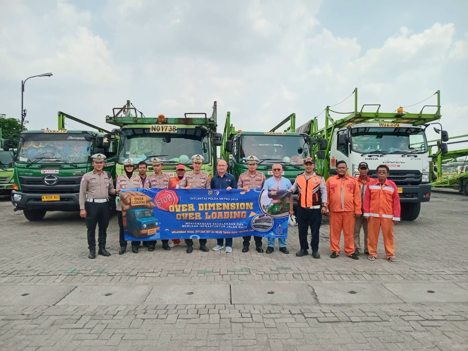 Sosialisasi Program "Indonesia Menuju Zero Over Dimensi dan Over Loading" PT. K Line Mobaru Diamond Indonesia