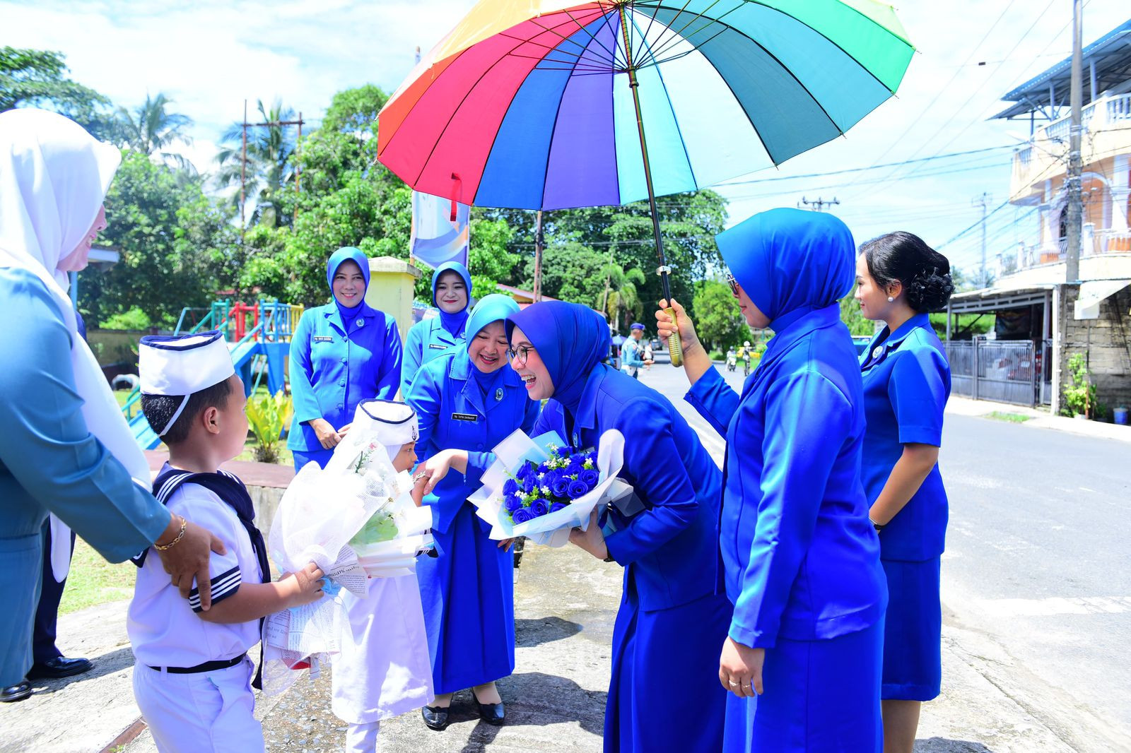 Ketua Umum Jalasenastri Kunjungi TK Hang Tuah 2 Tanjungpinang
