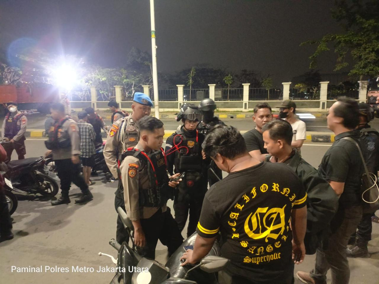 Polres Metro Jakarta Utara Intensifkan Patroli KRYD dan Razia Stasioner, Delapan Orang Terindikasi Penyalahgunaan Obat Terlarang Diamankan