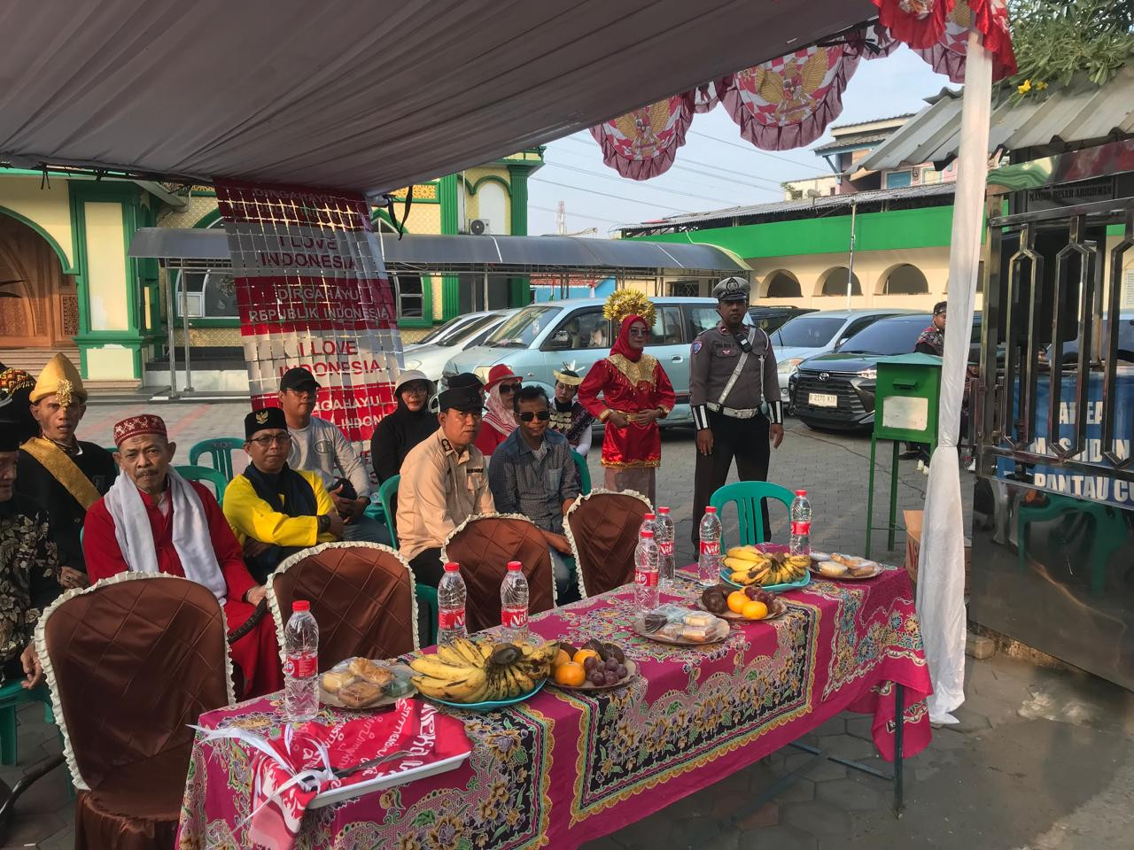 Pengamanan Karnaval Kemerdekaan HUT RI ke-80 di Wilayah Hukum Polsek Medansatria