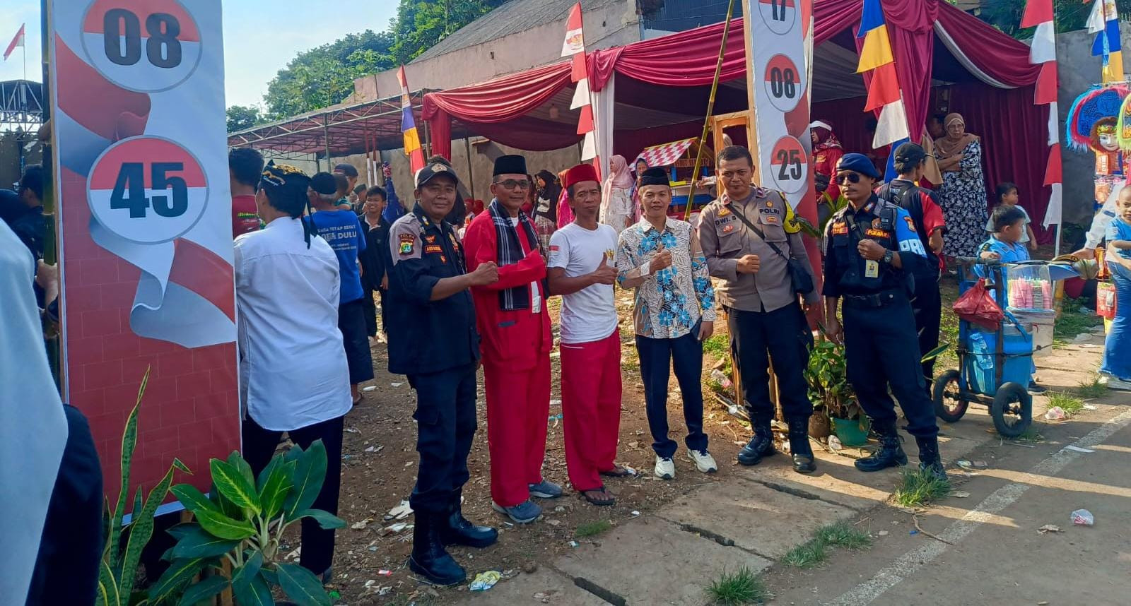 Warga Sumurbatu Meriahkan HUT RI ke-80 dengan Gebyar Semarak RW 01