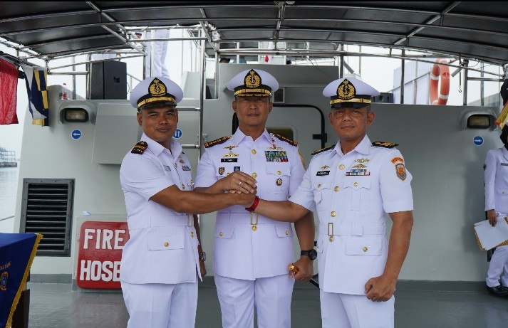 Pergantian Pucuk Pimpinan, Semangat Baru KAL Tedung I-1-37 Siap Mengawal Perairan Riau