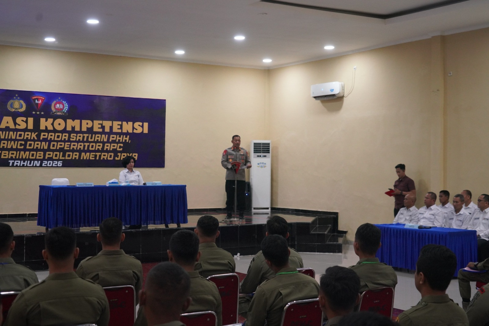 Brimob Polda Metro Jaya Gelar Sertifikasi PHH, Operator AWC dan APC 2026 di Batalyon C Pelopor