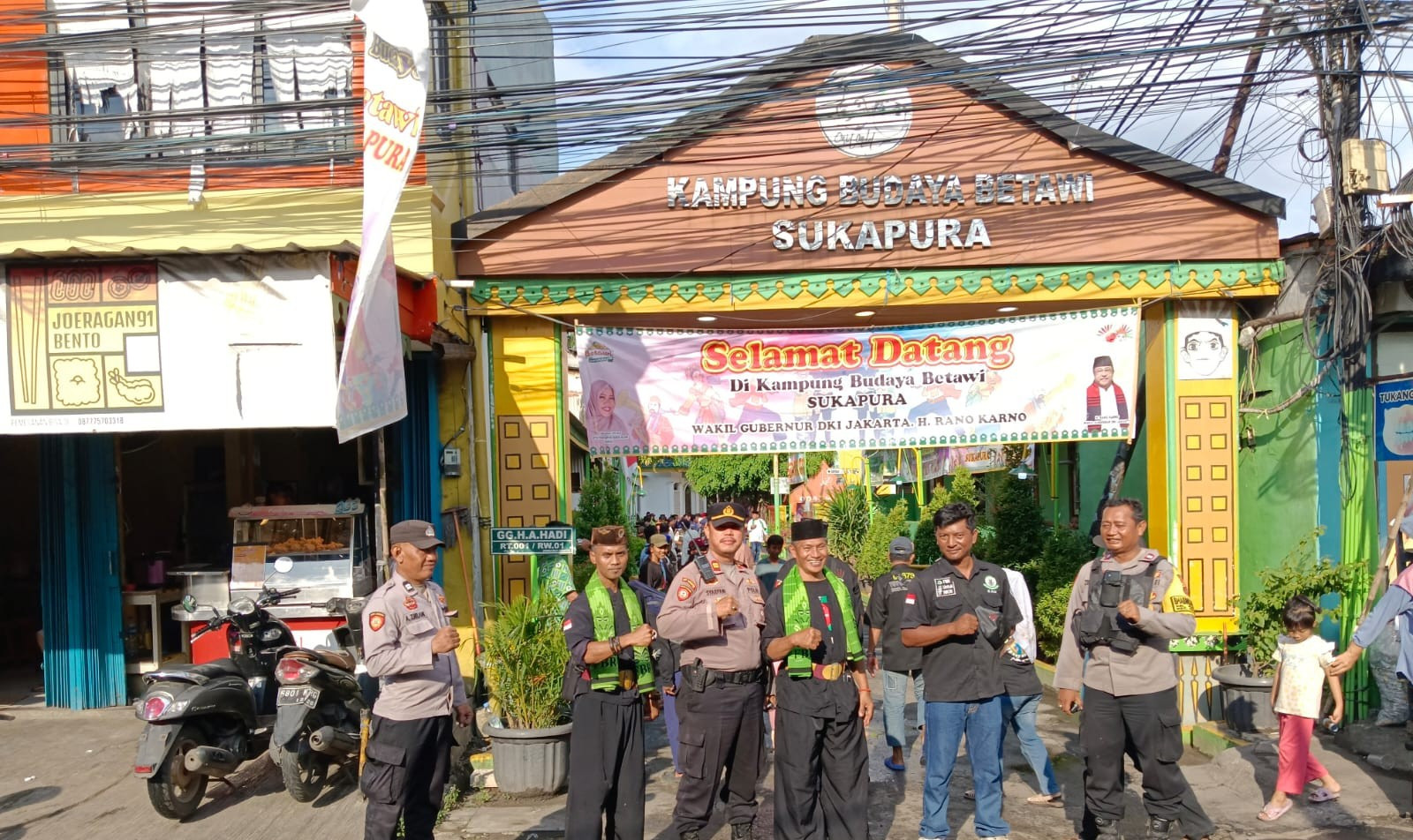 Polisi Gelar Pengamanan Halal Bihalal Kampung Budaya Betawi Sukapura, Wagub DKI Tegaskan Komitmen Lestarikan Budaya