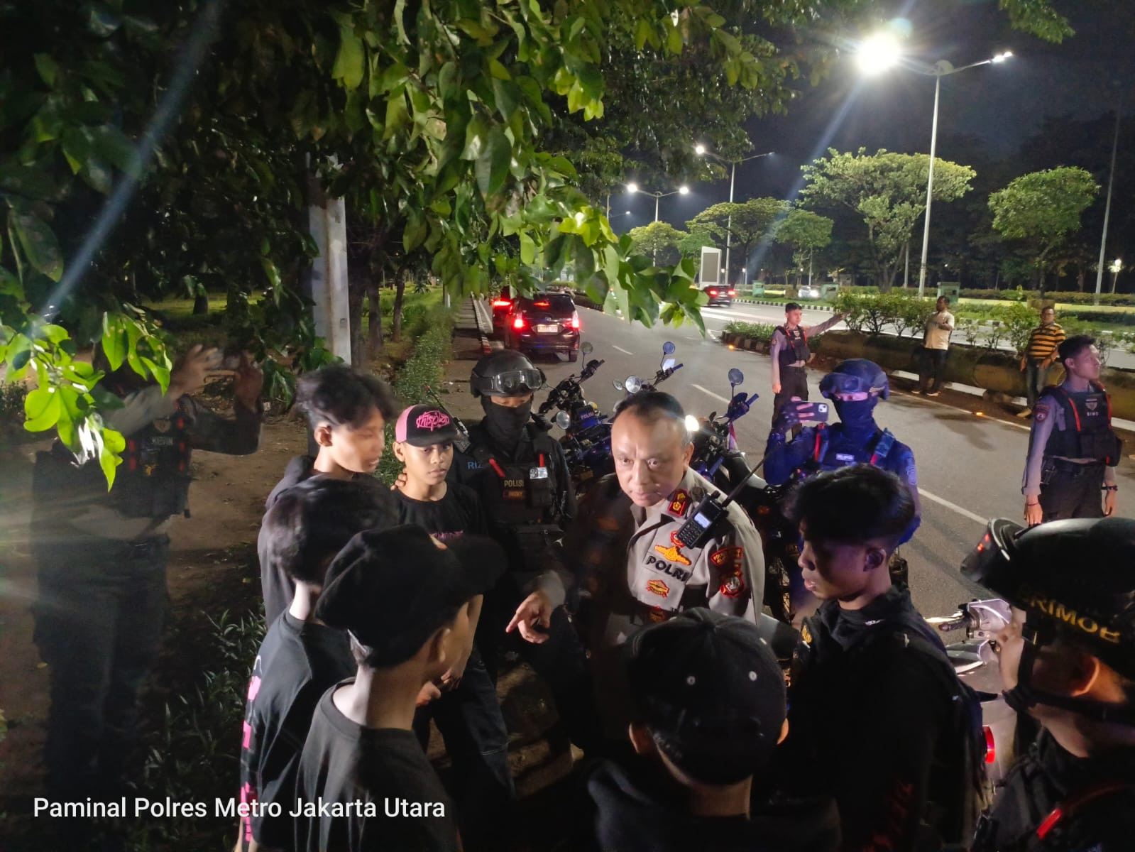 Polres Metro Jakarta Utara Intensifkan Patroli Malam, 80 Personel Diterjunkan Antisipasi Kejahatan Jalanan