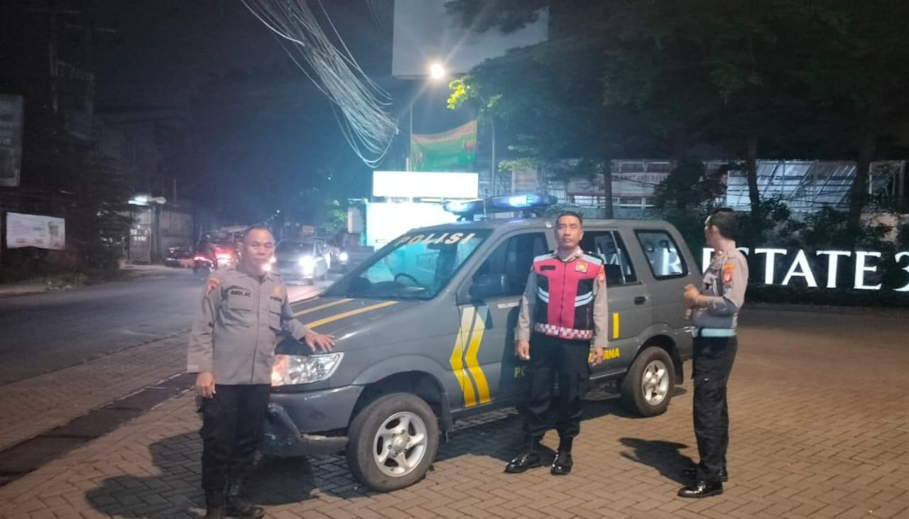 Patroli Gabungan Polsek Jatisampurna Ciptakan Kondisi Aman dan Kondusif
