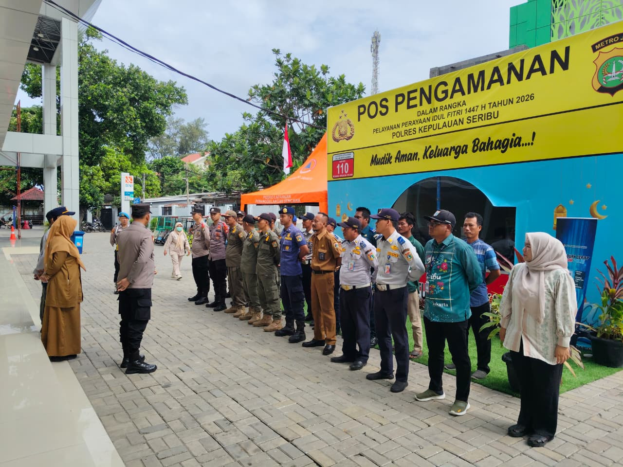 Pospam Ops Ketupat Jaya 2026 Pulau Tidung Siap Layani Pemudik dan Wisatawan, Prioritaskan Keamanan dan Kesehatan