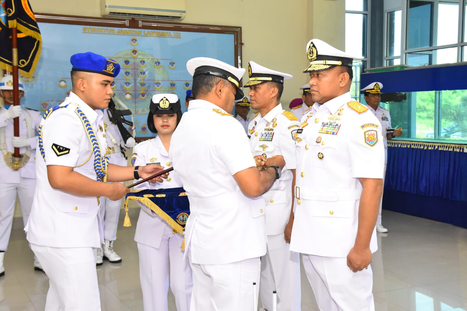 Komandan Lantamal I Hadiri Sertijab Danlantanal XII