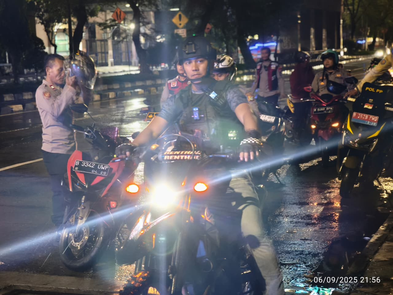 Jaga Jakarta, Polsek Pademangan Gelar Patroli 3 Pilar Antisipasi Aksi Anarkis