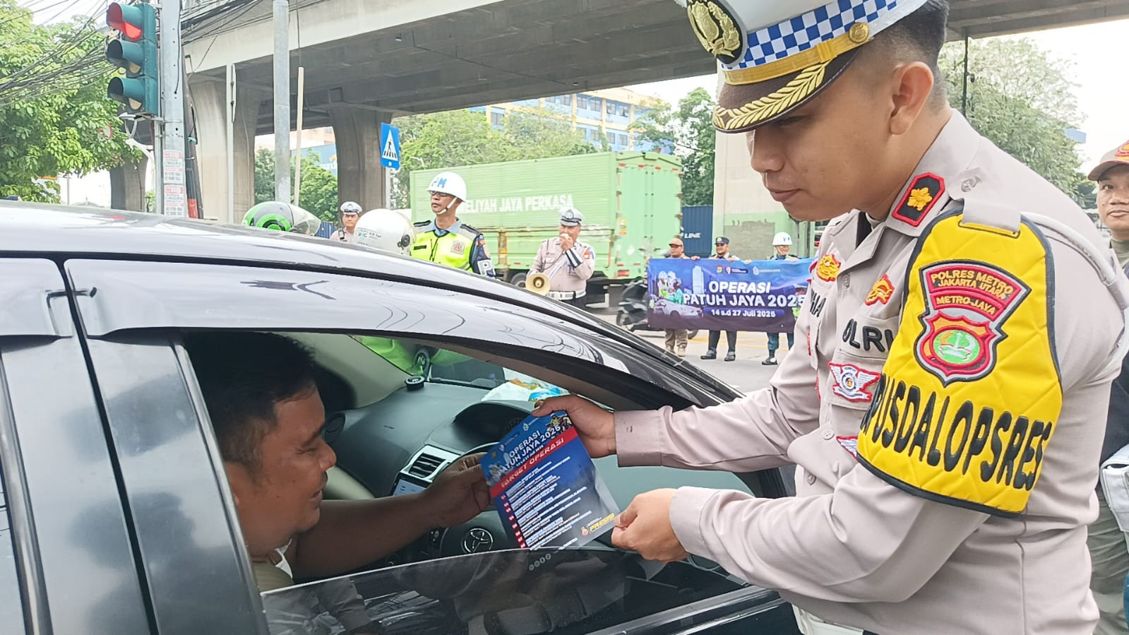 Satlantas Polres Metro Jakarta Utara Sosialisasikan Operasi Patuh Jaya 2025, Ajak Warga Tertib Berlalu Lintas
