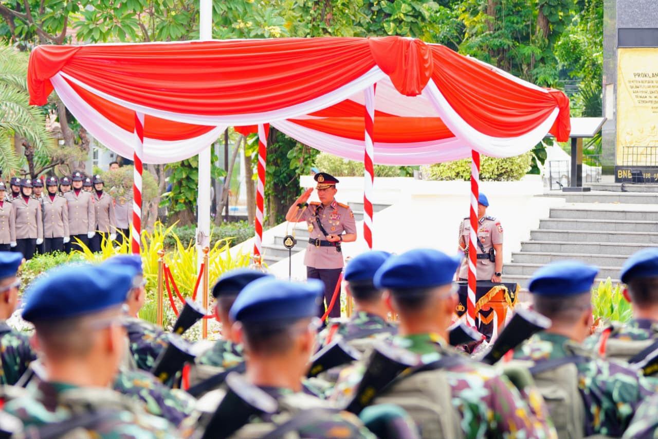 Kapolri Pimpin Upacara Hari Juang Polri 2026 di Surabaya, Kobarkan Semangat Perjuangan Polri untuk Mewujudkan Kemajuan Bangsa