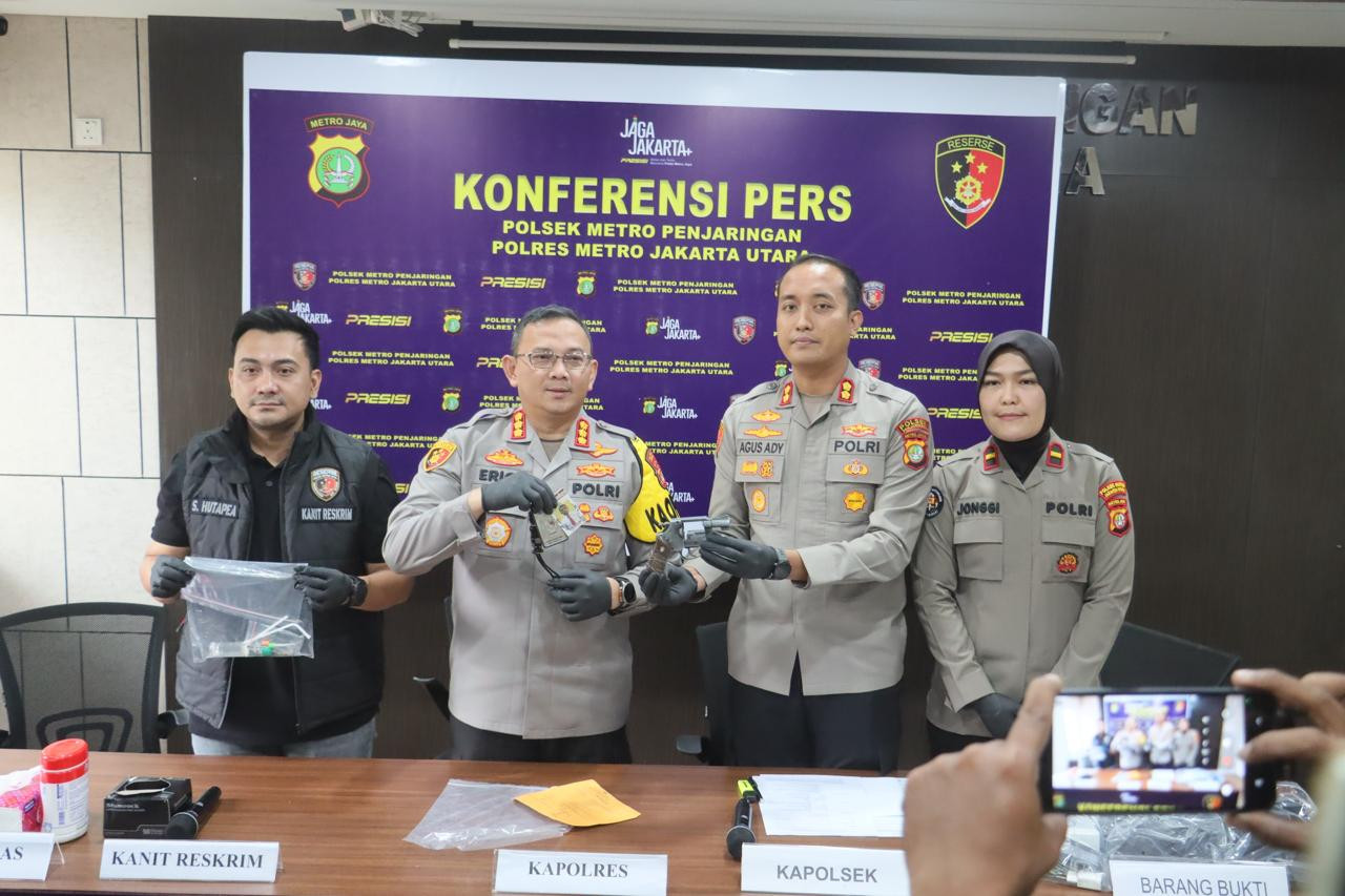 Polres Metro Jakarta Utara Ungkap Kasus Polisi Gadungan Rampas Motor Driver Ojol
