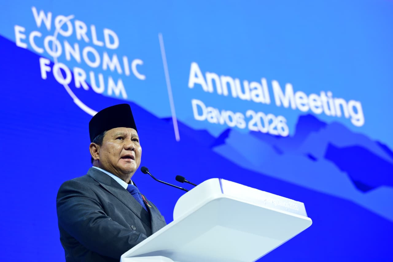 Di Davos, Prabowo Tegaskan Indonesia sebagai Titik Terang Ekonomi Global