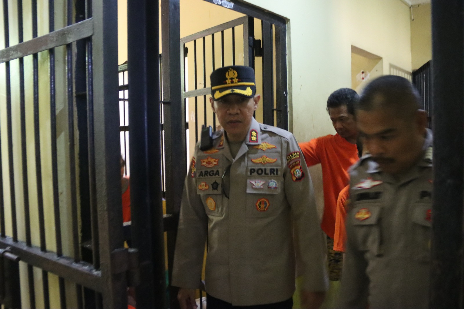 Kapolres Kepulauan Seribu AKBP Argadija Putra Tinjau Langsung Kondisi Tahanan di Mako Pulau Karya