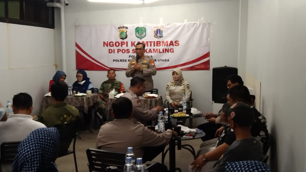 Polsek Koja Gelar Program Cooling System di Pos Satkamling RW 016 Kelurahan Lagoa