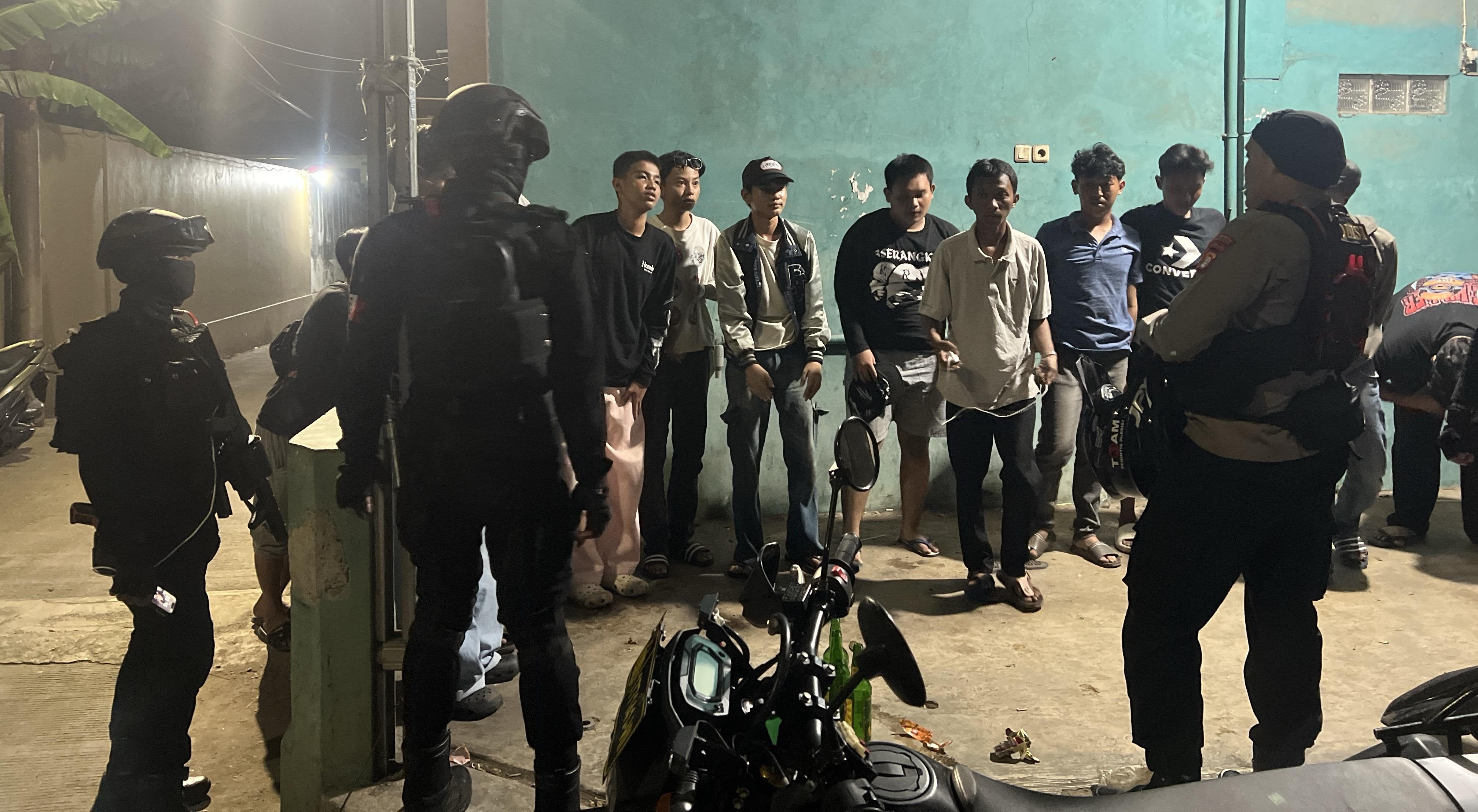 Cegah Kejahatan Jalanan, Tim Perintis Presisi Polres Metro Bekasi Kota Sisir Jalur Protokol Dini Hari