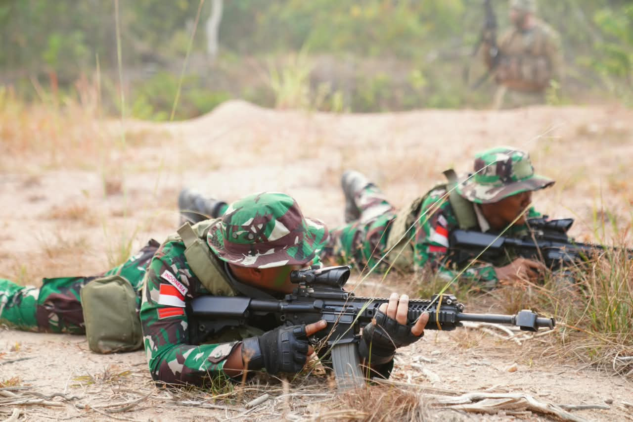 Jungle FTX Asah Kemampuan Tempur Pasukan Multinasional di Medan Hutan