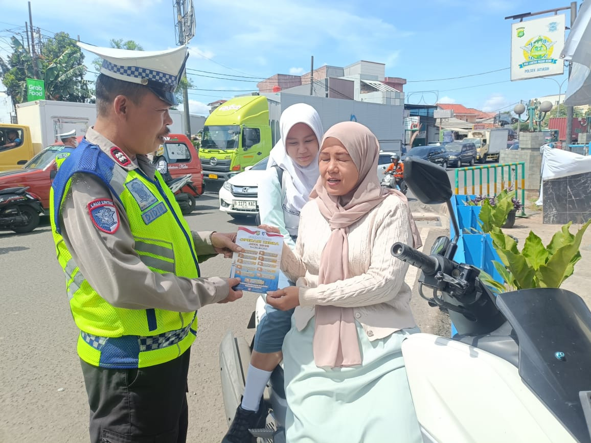 Operasi Zebra Jaya 2025 Dimulai di Jatiasih, Polisi Fokus 11 Pelanggaran Ini!